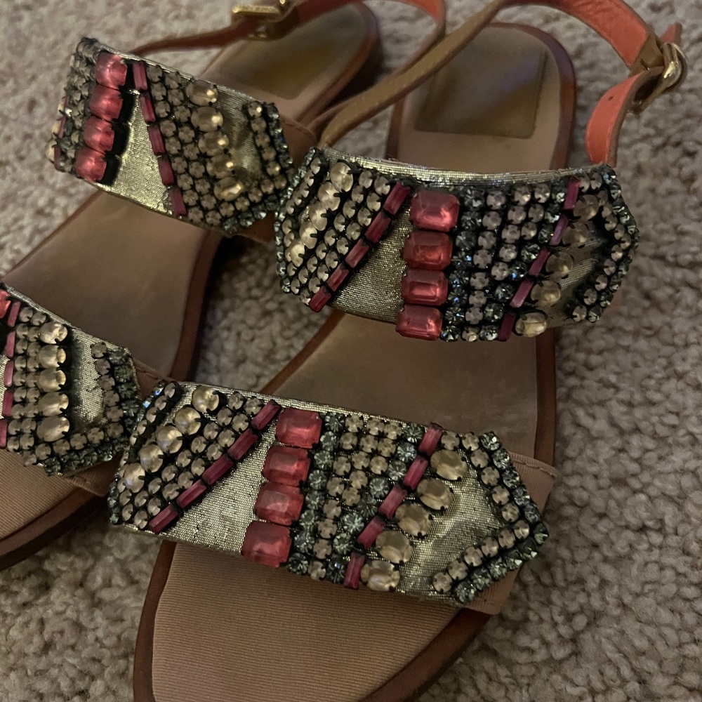 Tory Burch Rhinestone Masterpiece Sandals